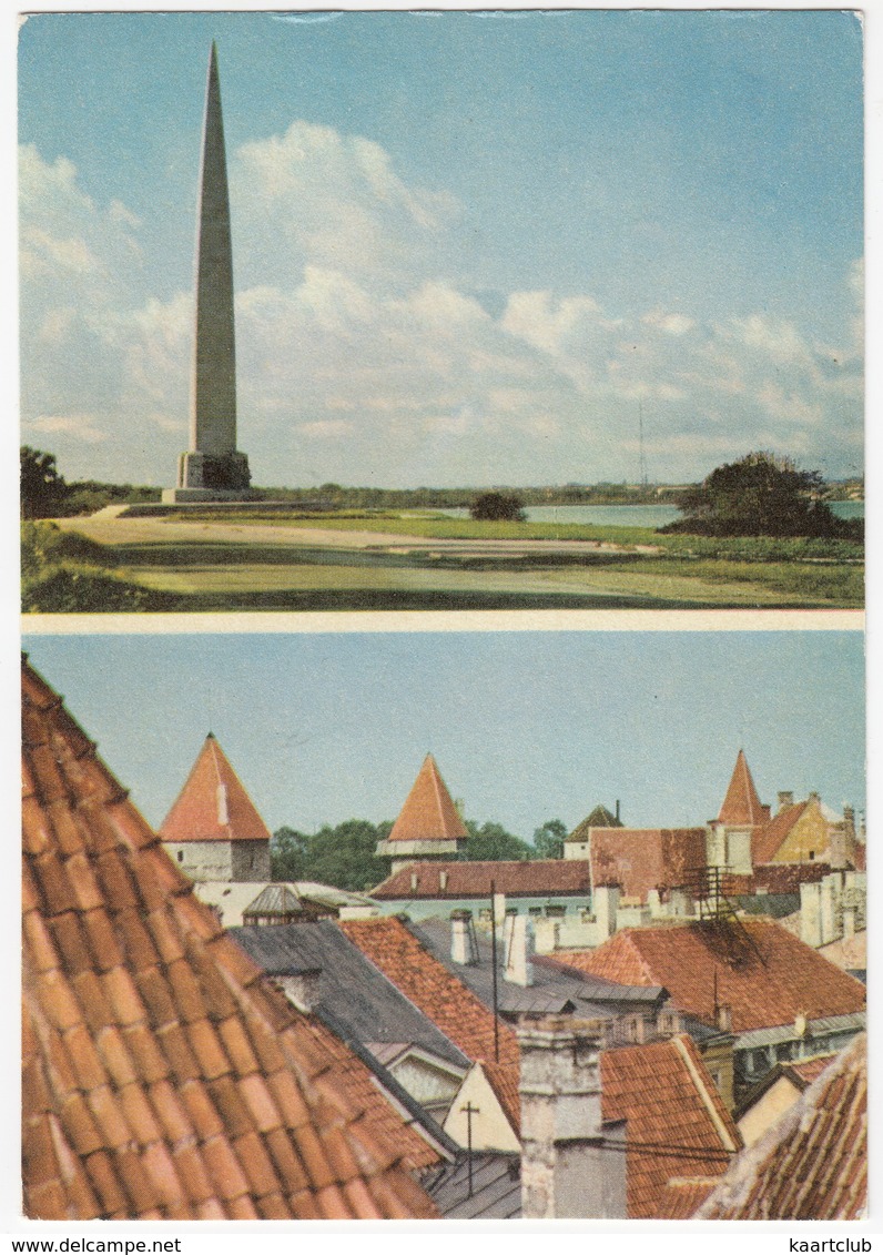 Tallinn - The Obelisk & The Roofs Of Old Tallinn - (Estland) - Estland