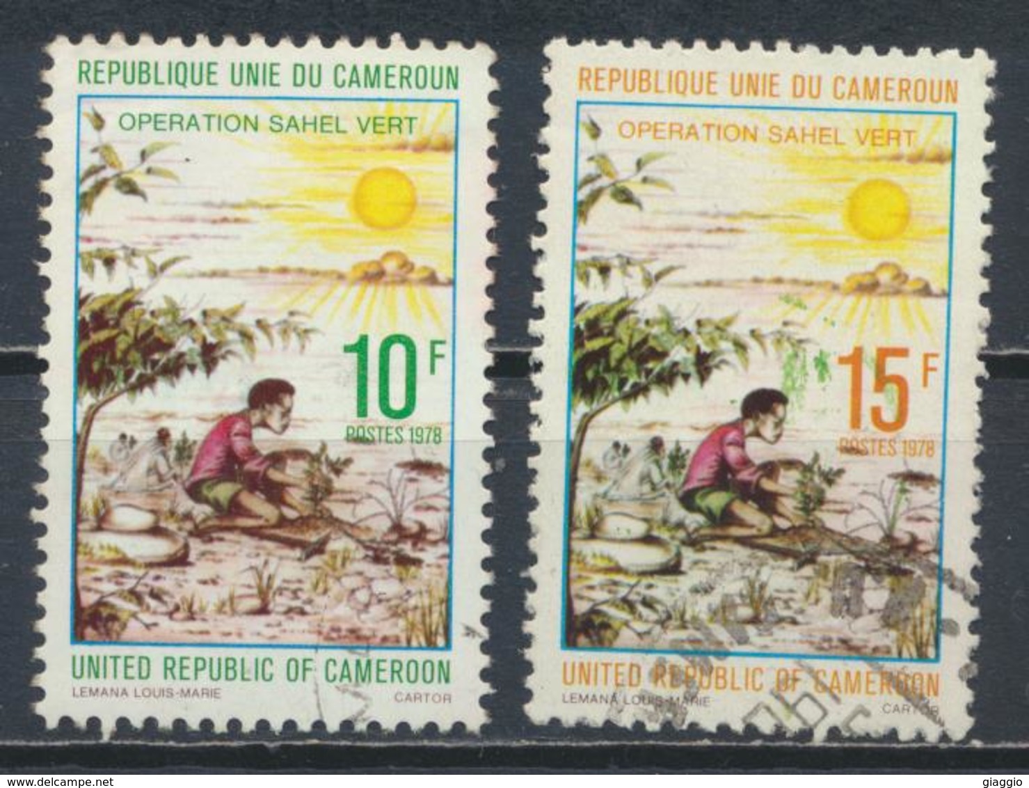 °°° CAMERUN - Y&T N°627/28 - 1978 °°° - Camerun (1960-...)