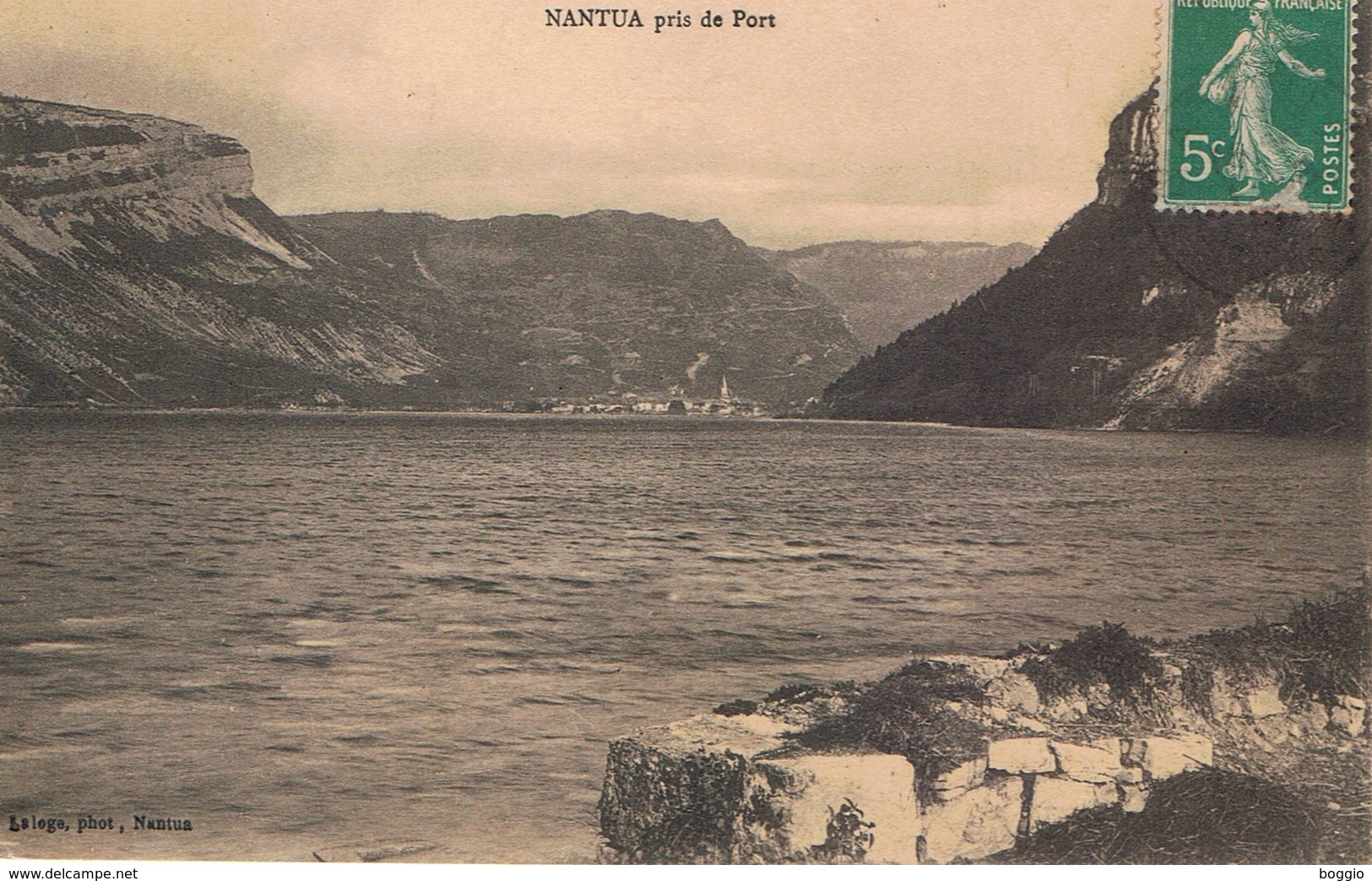 NANTUA 1913 Pris De Port CPA - Nantua