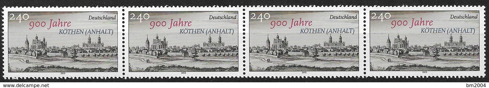 2015 Allem. Fed. Deutschland Germany Mi.  3138 **MNH   900 Jahre Köthen. - Neufs