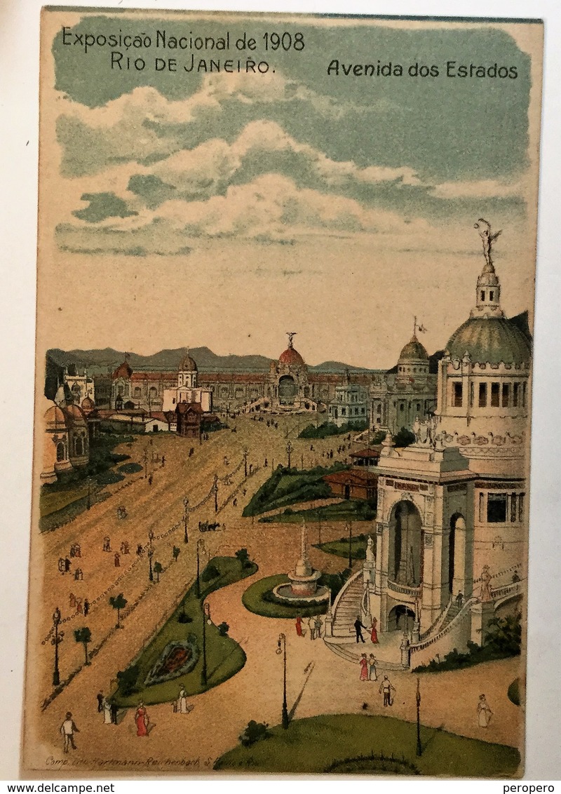 AK  BRAZILL RIO DE JANEIRO   LITHO    EXPOSICAO NACIONAL DE 1908. - Rio De Janeiro