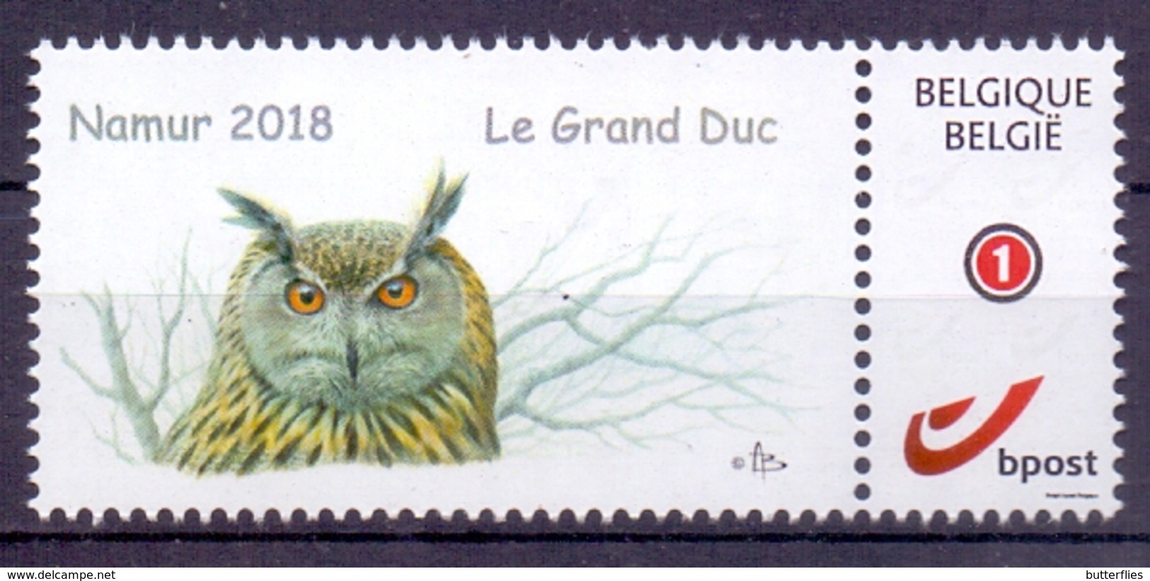 Belgie - 2018 - ** Duostamp - Le Grand Duc - Namur 2018 ** - Neufs