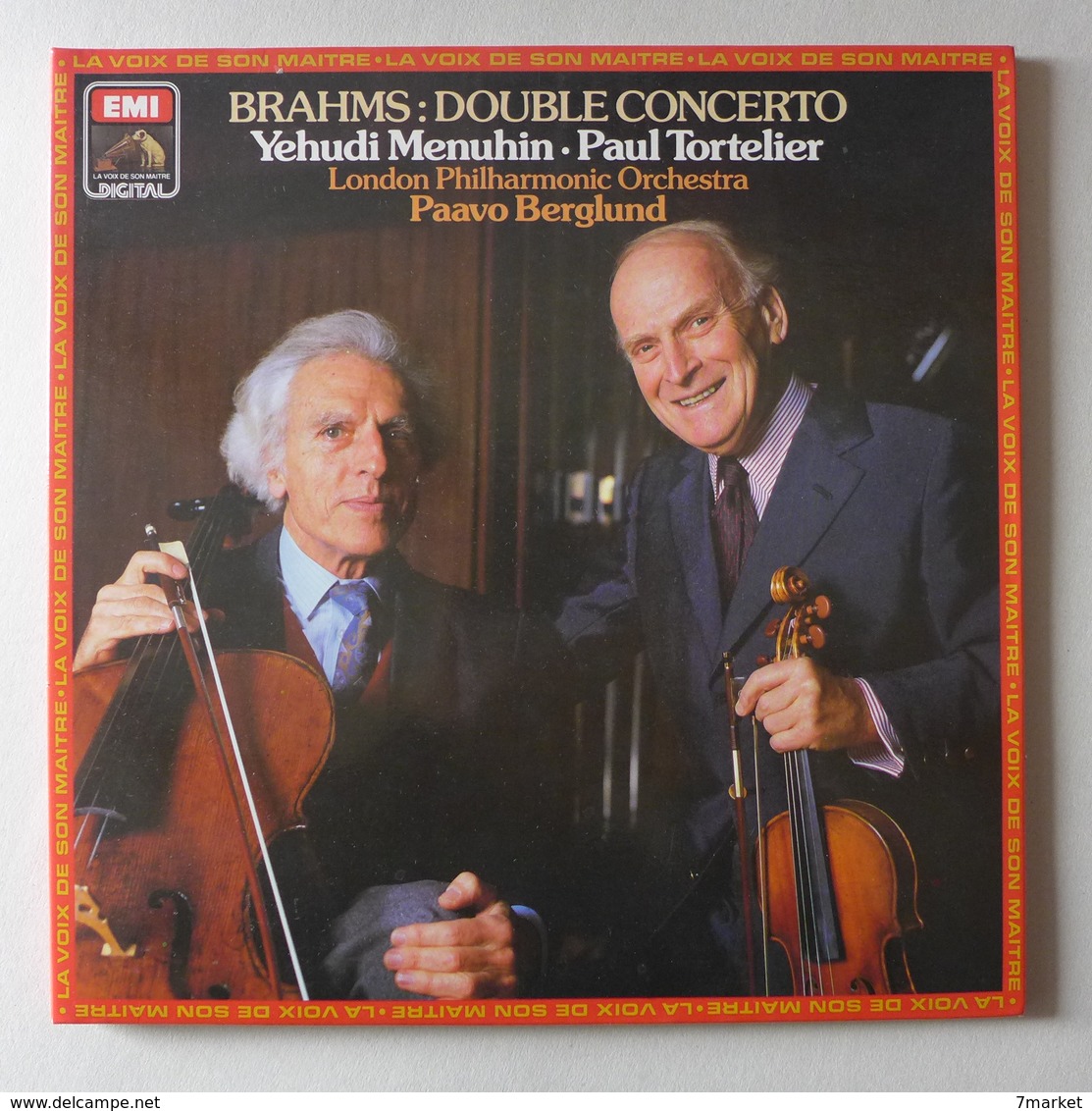 LP/ Brahms - Double Concerto / Y. Menuhin, P. Tortelier, P. Berglund - Classique