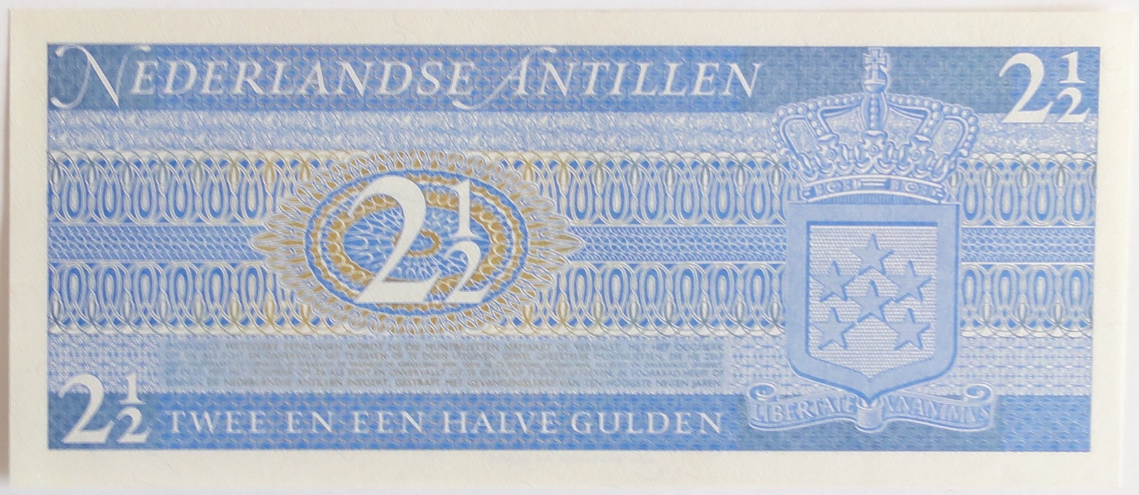 Netherlands Antilles 2½ Gulden 1970, UNC, World Paper Money P-21a - Antillas Neerlandesas (...-1986)