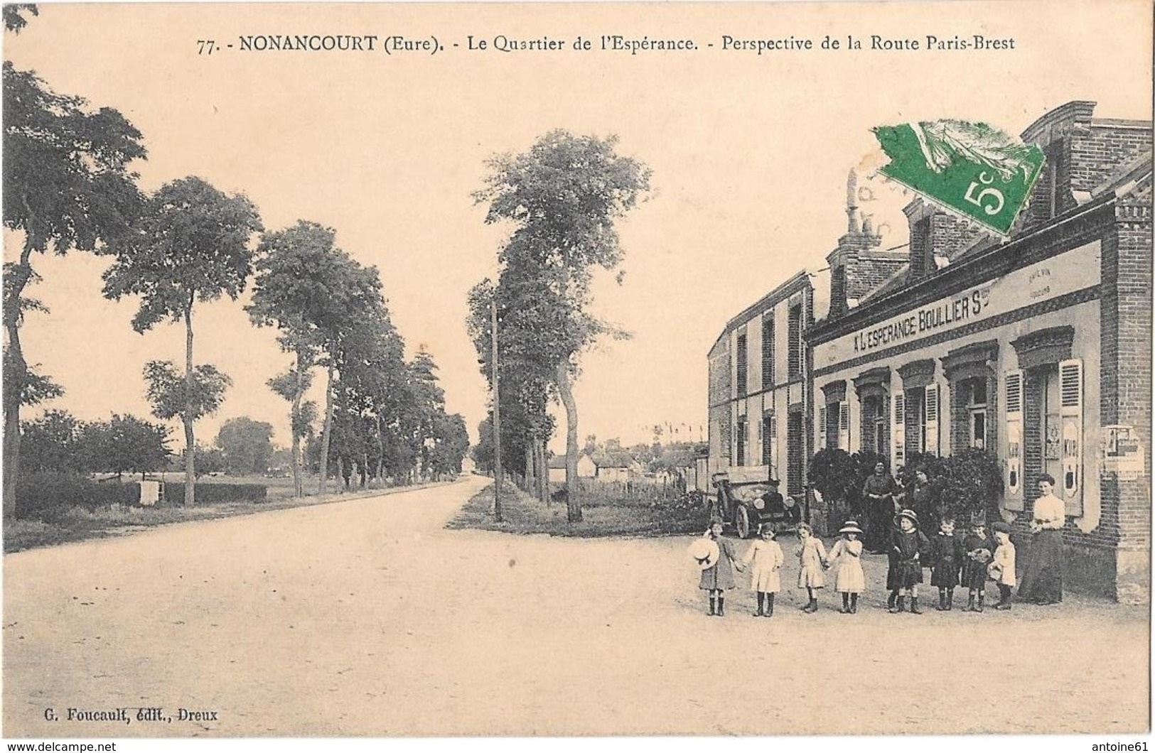 NONANCOURT --Le Quartier De L'Espérance -Route Paris Brest (café "A L'espérance Bouliers" ) - Sonstige & Ohne Zuordnung