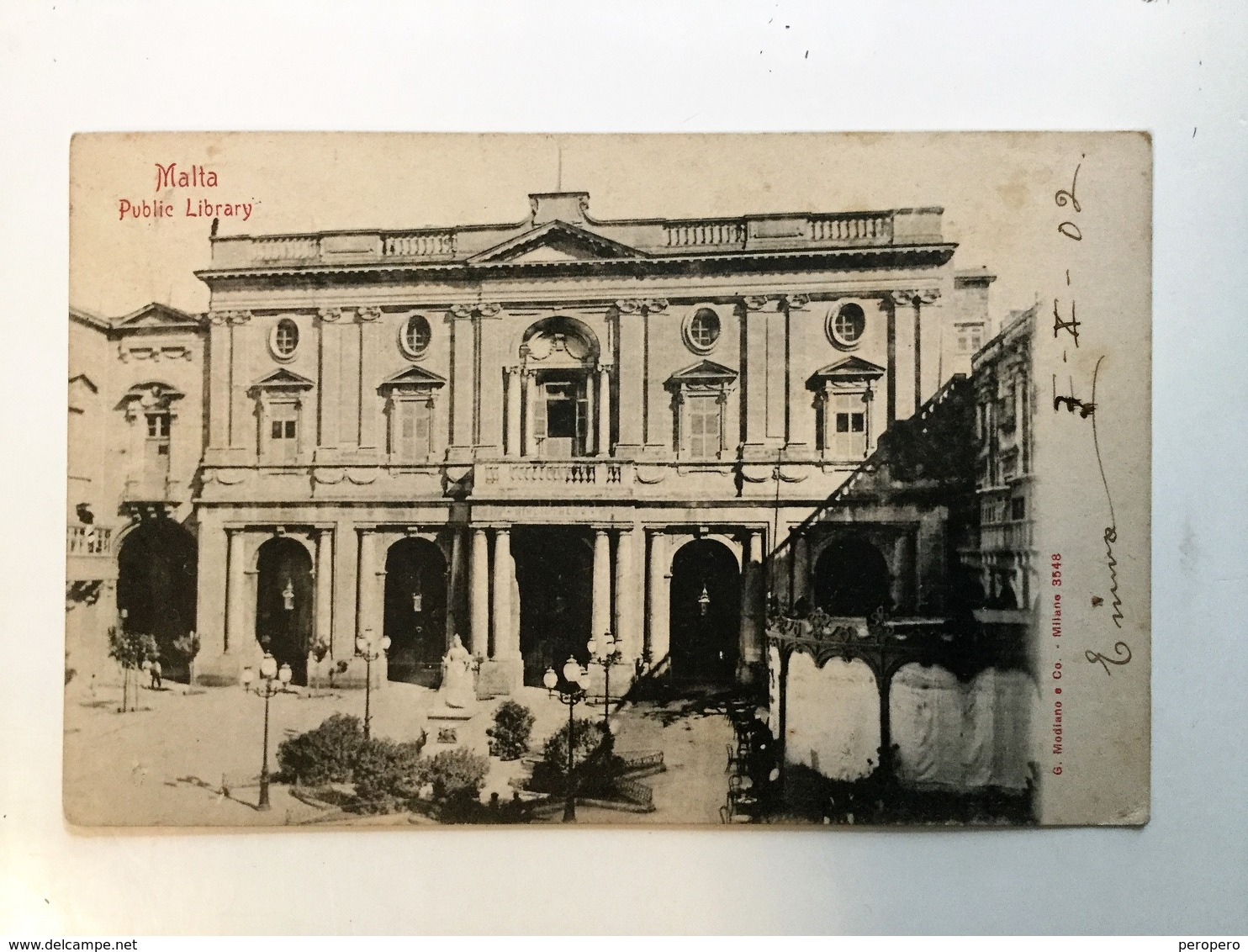 AK   MALTA  LA VALLETTA   1902. - Malta