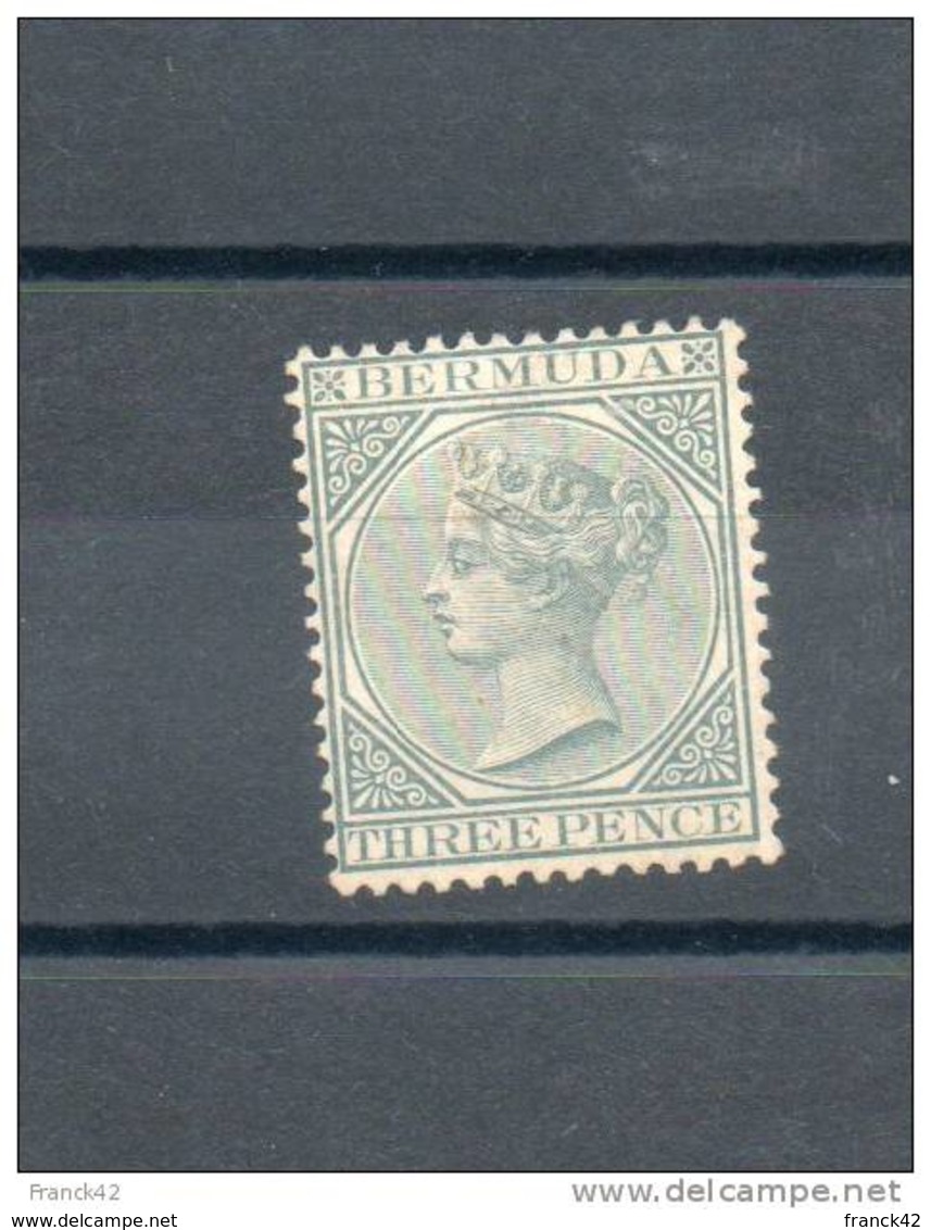 Bermudes. Victoria. 3 Pence - Bermudes