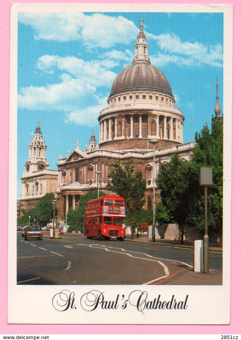 Postcard - London, St. Paul's Cathedral, 1993., United Kingdom (UK To Croatia) - Altri & Non Classificati