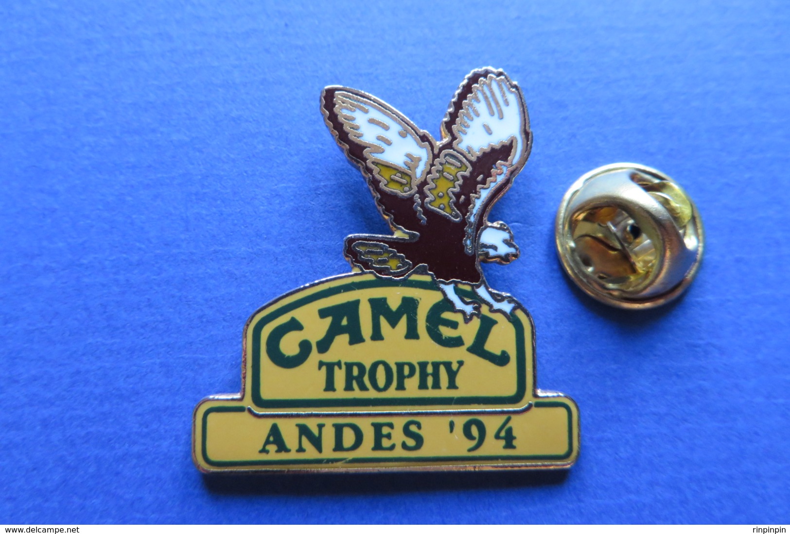 Pin's, CAMEL TROPHY, Andes 94, Aigle, Adler, Motosport, Autosport - Autres & Non Classés