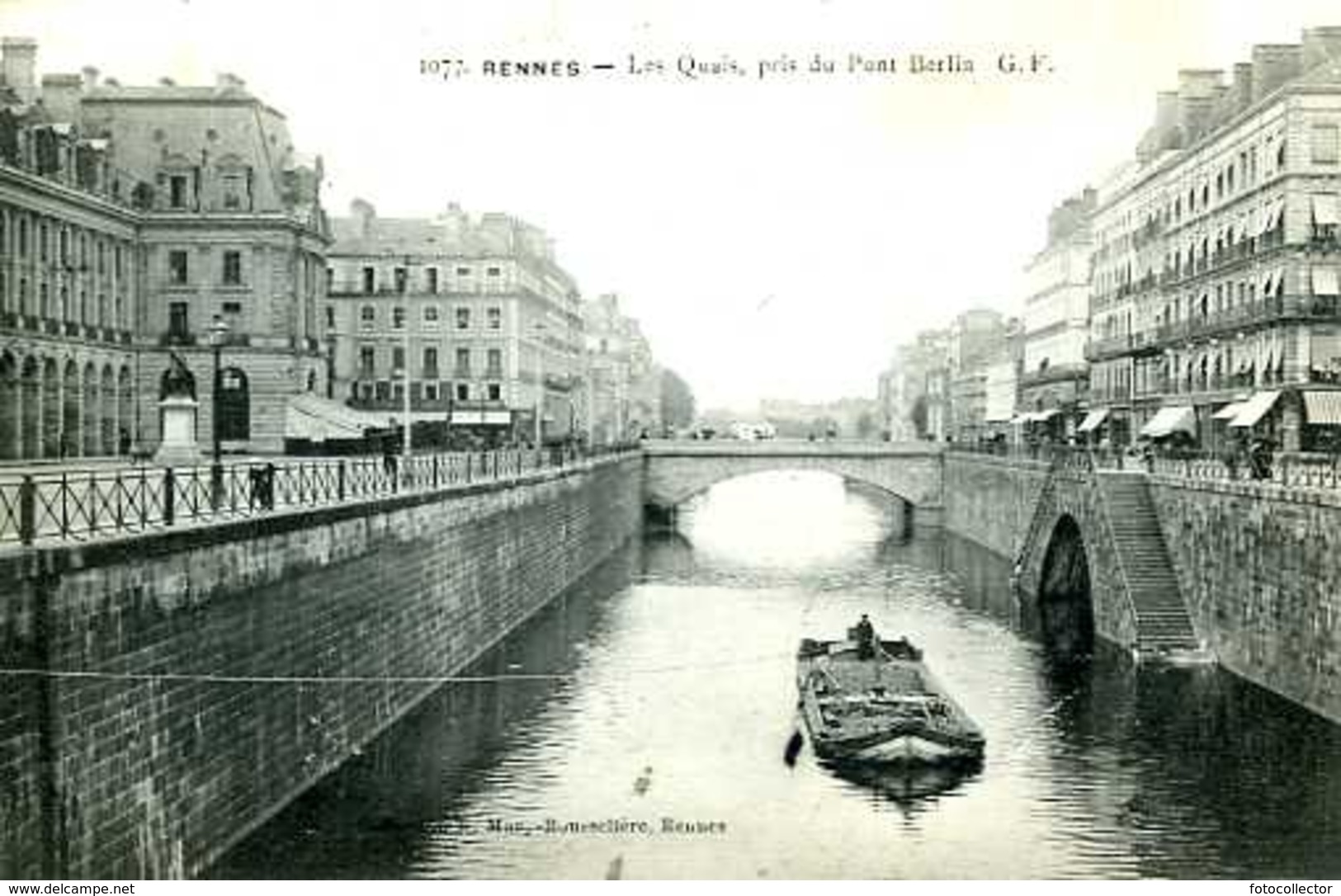 Rennes (35) : Les Quais Pris Du Pont De Berlin - Rennes