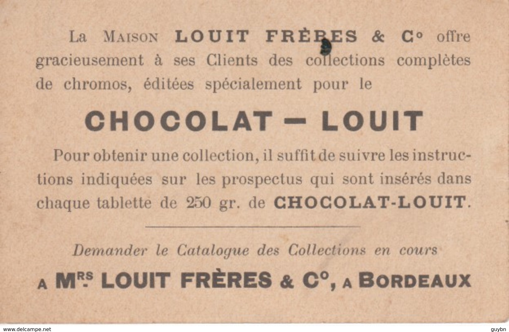 Chromo Chocolat Louit .. Les Jouets Anciens .. La Lanterne Magique - Louit