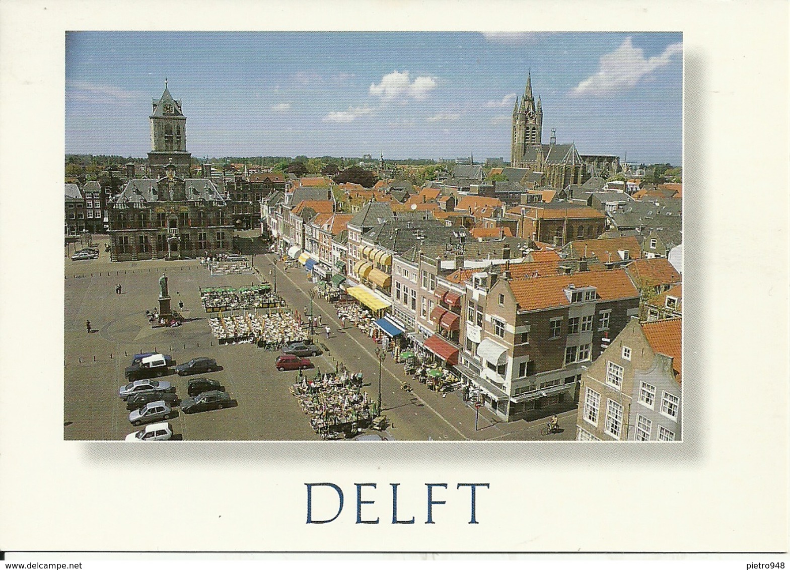 Delft (Zuid Holland, Paesi Bassi) Panoramic View, Vue Panoramique, Ansicht, Scorcio Panoramico - Delft