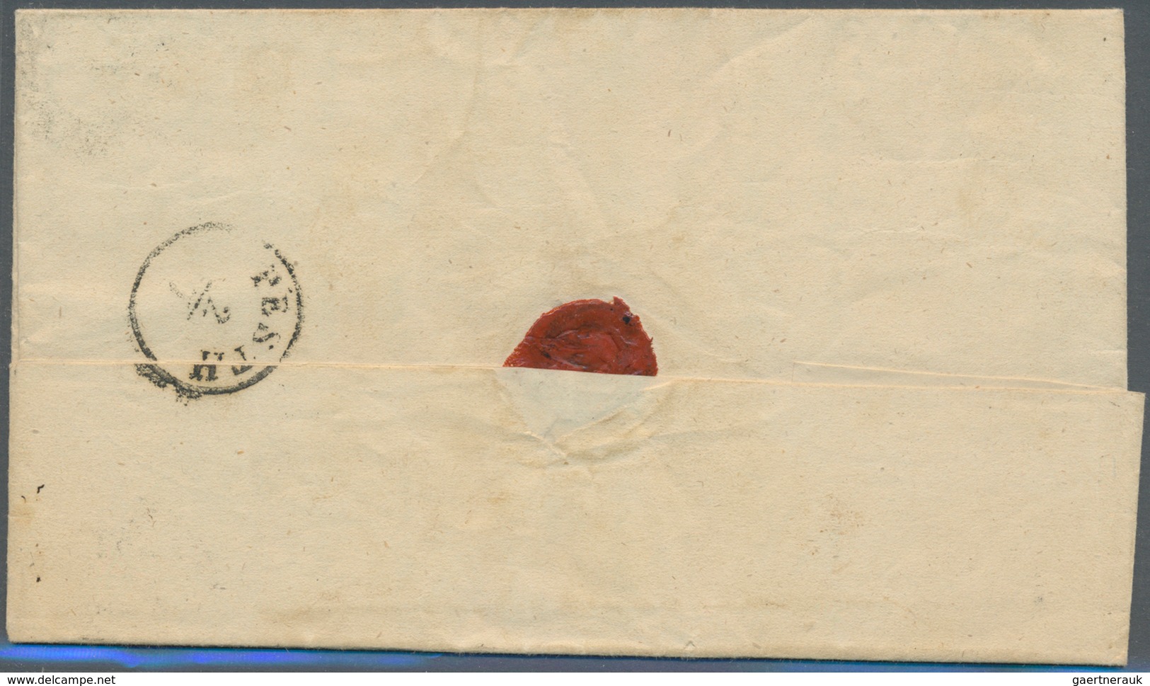 Österreich: 1850, 2 Kr Schwarz Und 1 Kr Dunkelorange, Jeweils Type Ib Auf Handpapier, Im Paar Gekleb - Sonstige & Ohne Zuordnung