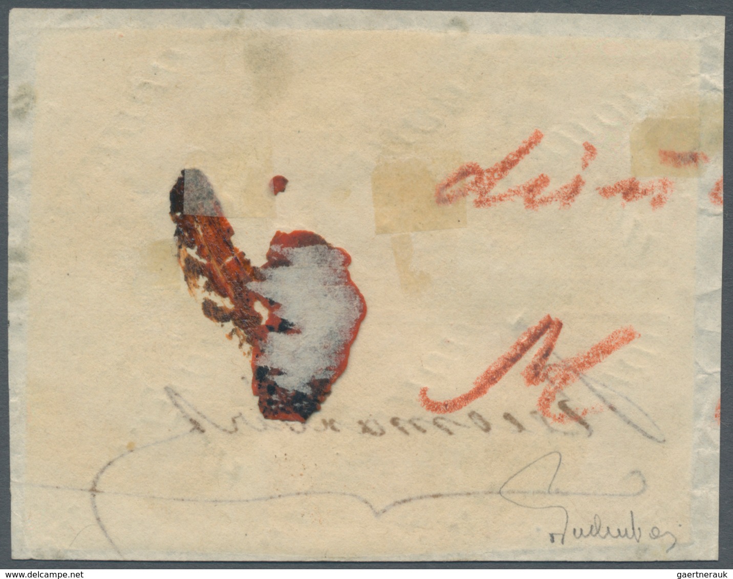 Österreich: 1850, 3 Kr Karminrot, Handpapier Type I A1, Waagerechter 6er-Block, Allseits Breitrandig - Sonstige & Ohne Zuordnung