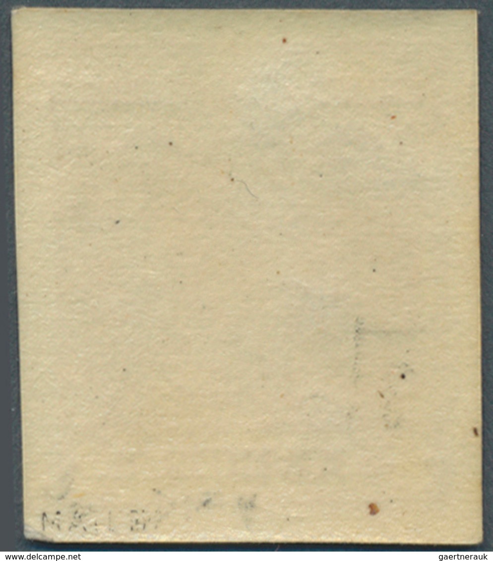 Österreich: 1850/54: 3 Kreuzer Stumpfrosa, Maschinenpapier Type III C, Ungebracht. Laut Dr. Ferchenb - Autres & Non Classés