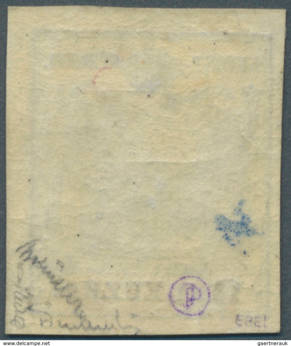 Österreich: 1850, 9 Kr Himmelblau, Type I Auf Handpapier In Ungebrauchter Prachterhaltung, Frischer - Autres & Non Classés