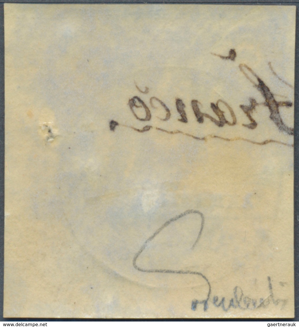 Österreich: 1850, 9 Kr Hellblau, Maschinenpapier Type IIIb, Rechte Untere Bogenecke Mit Besonders Br - Sonstige & Ohne Zuordnung