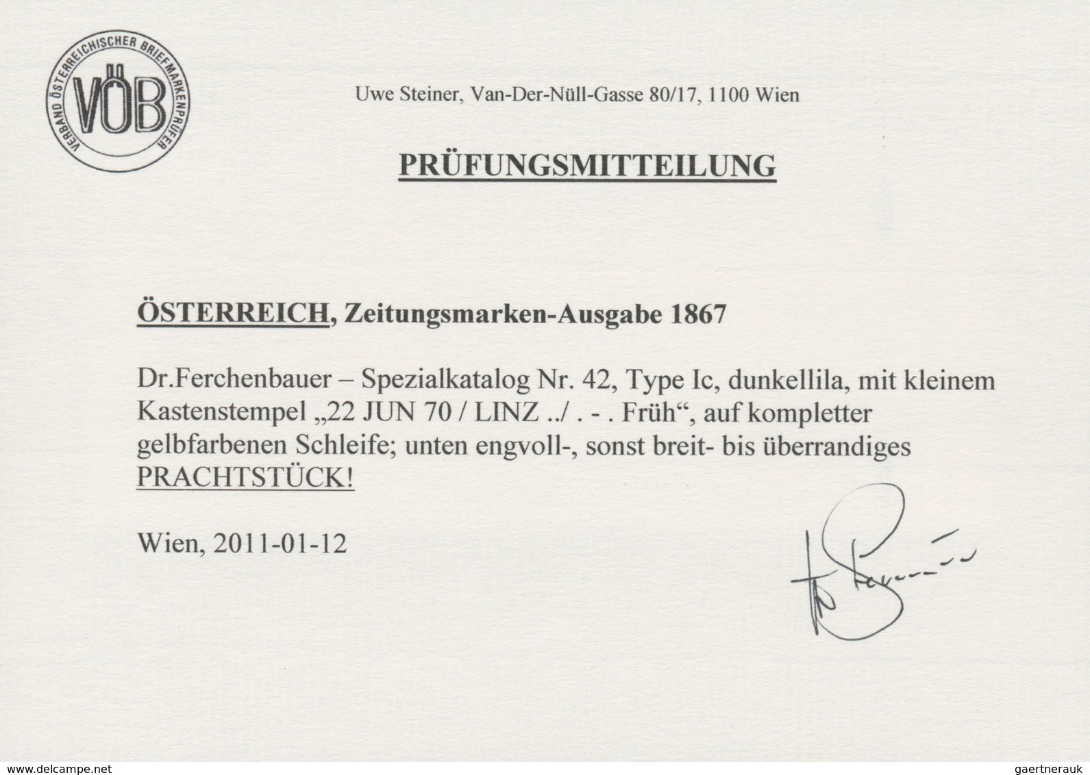 Österreich: 1867, (1 Kr) Merkurkopf Zeitungsmarke, Partie Mit 4 Verschiedenen Einzelfrankaturen Auf - Sonstige & Ohne Zuordnung