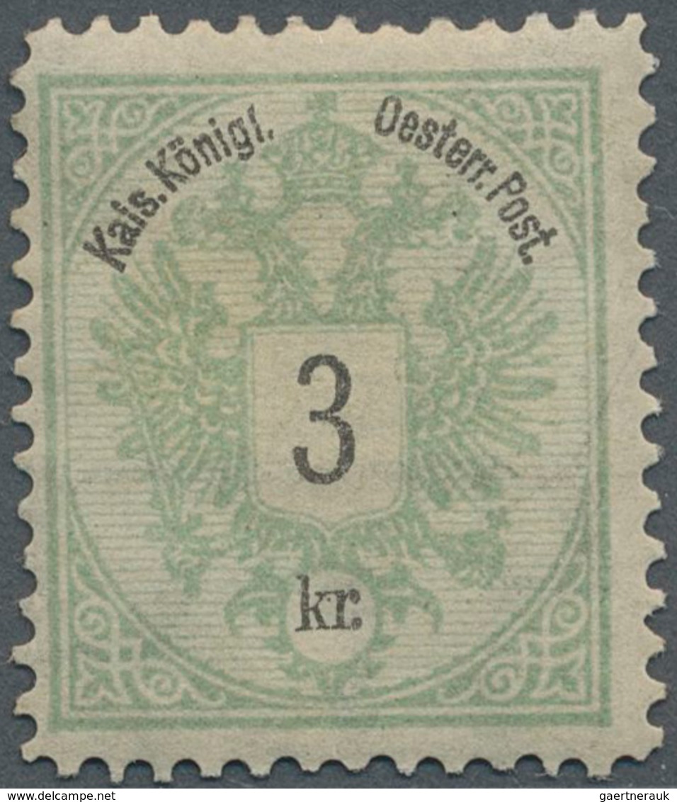 Österreich: 1883, Freimarken Doppeladler, 2 Kr. Bis 10 Kr., Vier Werte In Linienzähnung 12½, Postfri - Other & Unclassified