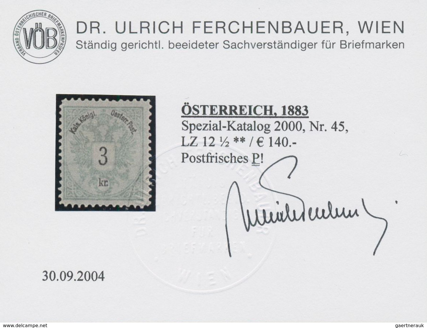 Österreich: 1883, Freimarken Doppeladler, 2 Kr. bis 10 Kr., vier Werte in Linienzähnung 12½, postfri