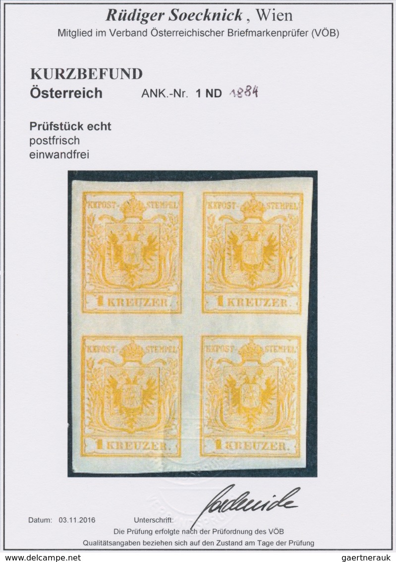 Österreich: 1866/1904, Gehaltvolle Spezial-Sammlung Der Klassischen AMTLICHEN NEUDRUCKE Mit Insgesam - Other & Unclassified
