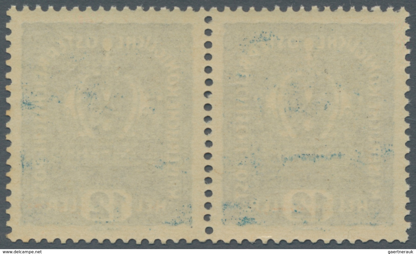 Österreich: 1918, 12 Heller Mit Aufdruck "Deutschösterreich" In Besonders Intensiver B-Farbe Dunkelg - Other & Unclassified