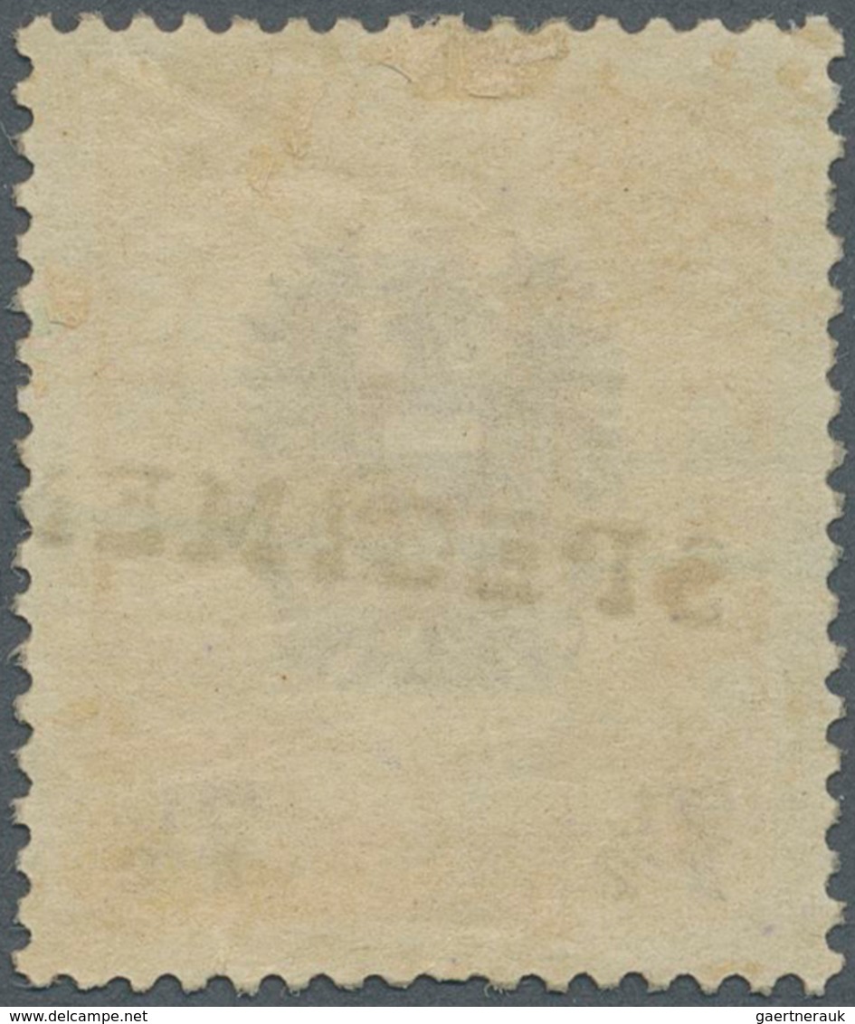 Österreich: 1921, Freimarken Wappen, 7½ Kr. Dunkelorangegelb/lebhaftsiena Mit "SPECIMEN"-Aufdruck Un - Other & Unclassified