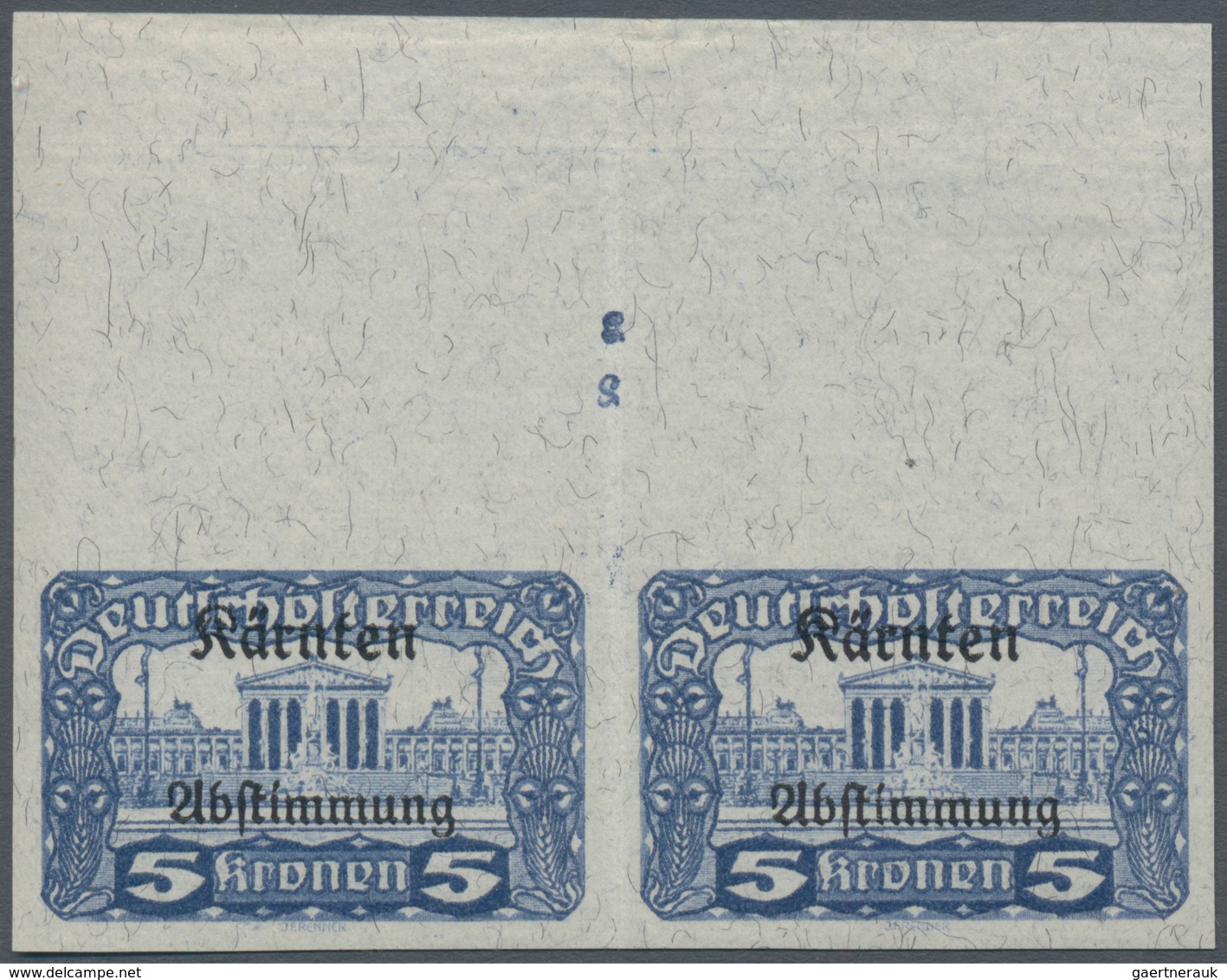 Österreich: 1920, Volksabstimmung Kärnten, 2½ Kr. Bis 20 Kr., Partie Von 53 Werten (ein Wert 7½ Kr. - Sonstige & Ohne Zuordnung