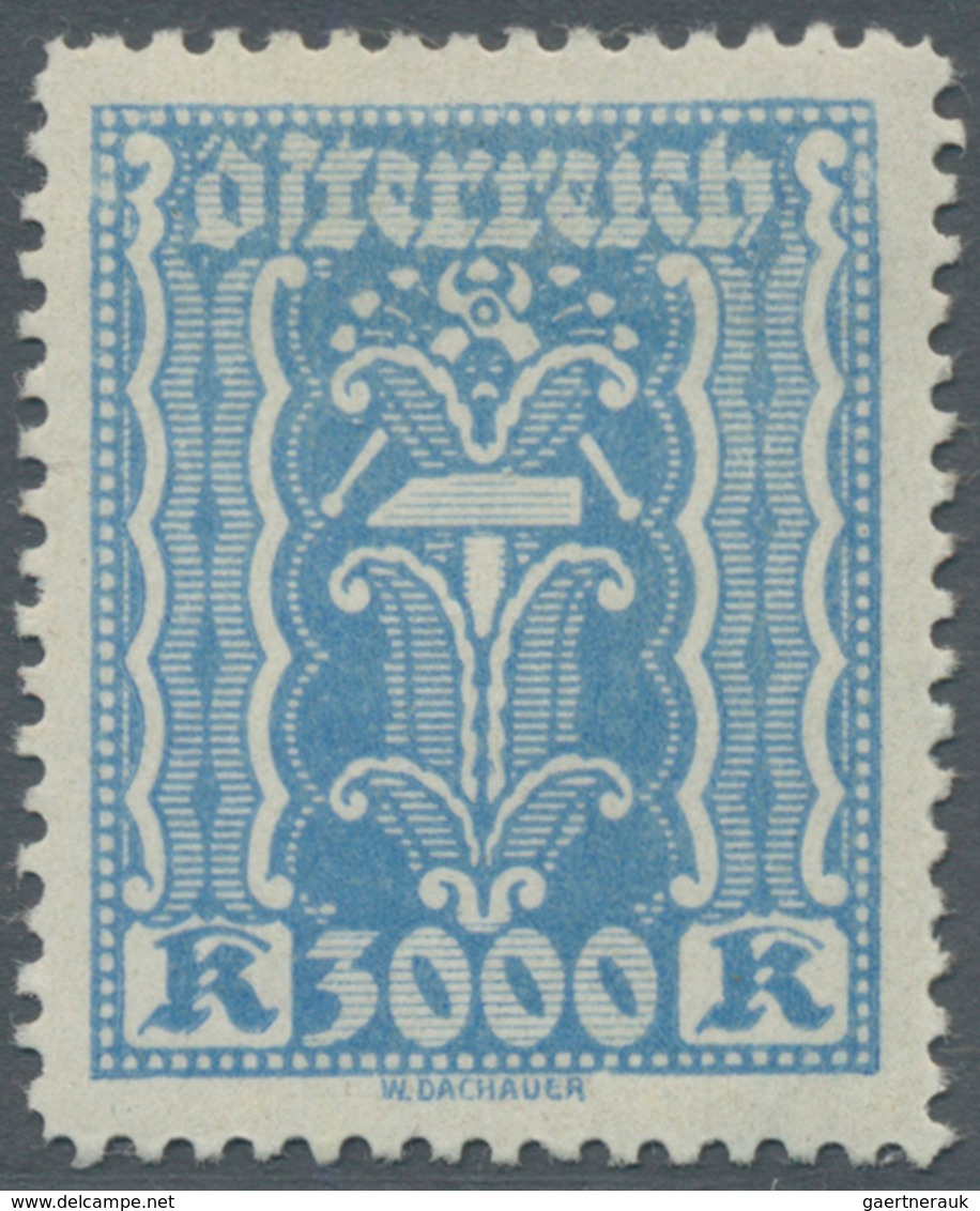 Österreich: 1922. Freimarken Landwirtschaft, Gewerbe, Industrie. 4 Werte zu 10 Kronen, 3 Werte zu 50