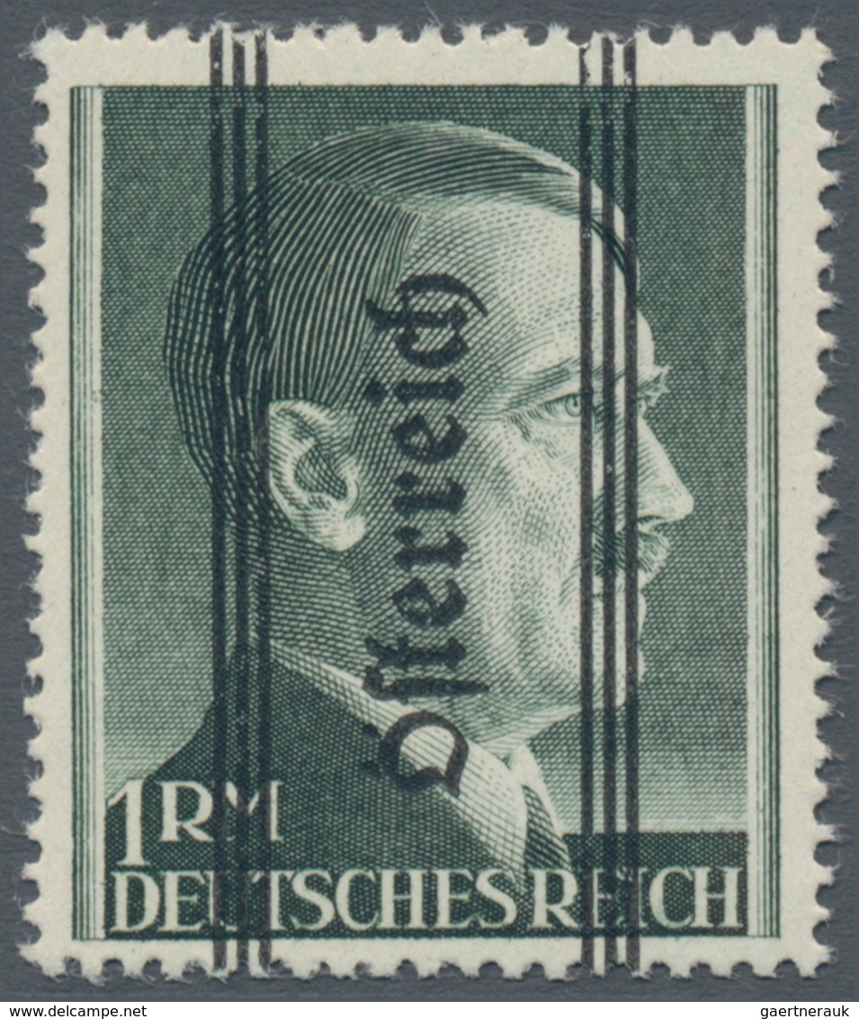 Österreich: 1945, Grazer Aufdruck, 1 RM Bis 5 RM, Komplette Serie Mit Fettem Aufdruck, Postfrisch, U - Sonstige & Ohne Zuordnung