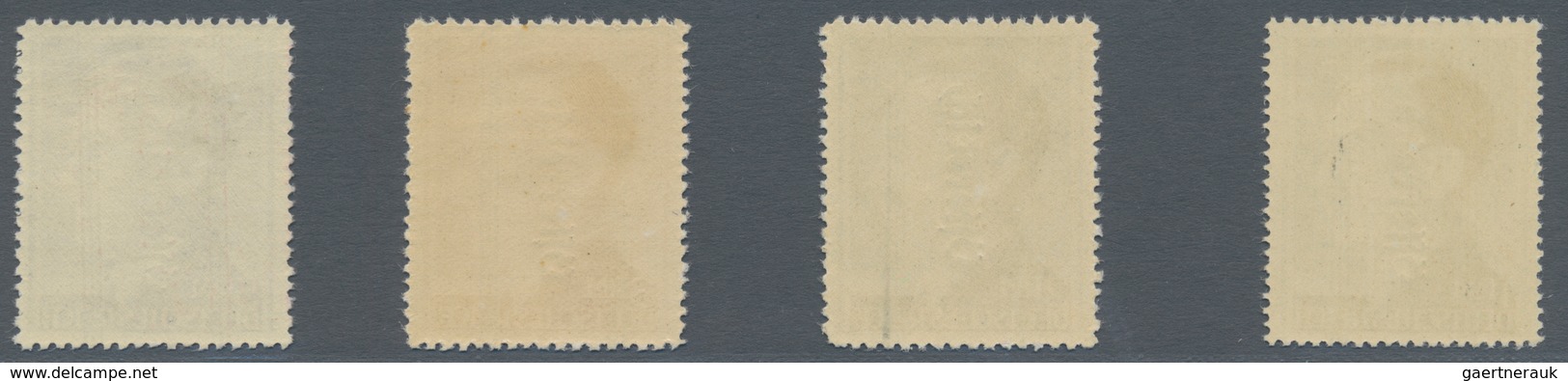 Österreich: 1945, Grazer Aufdruck, 1 RM Bis 5 RM, Komplette Serie Mit Fettem Aufdruck, Postfrisch, U - Other & Unclassified