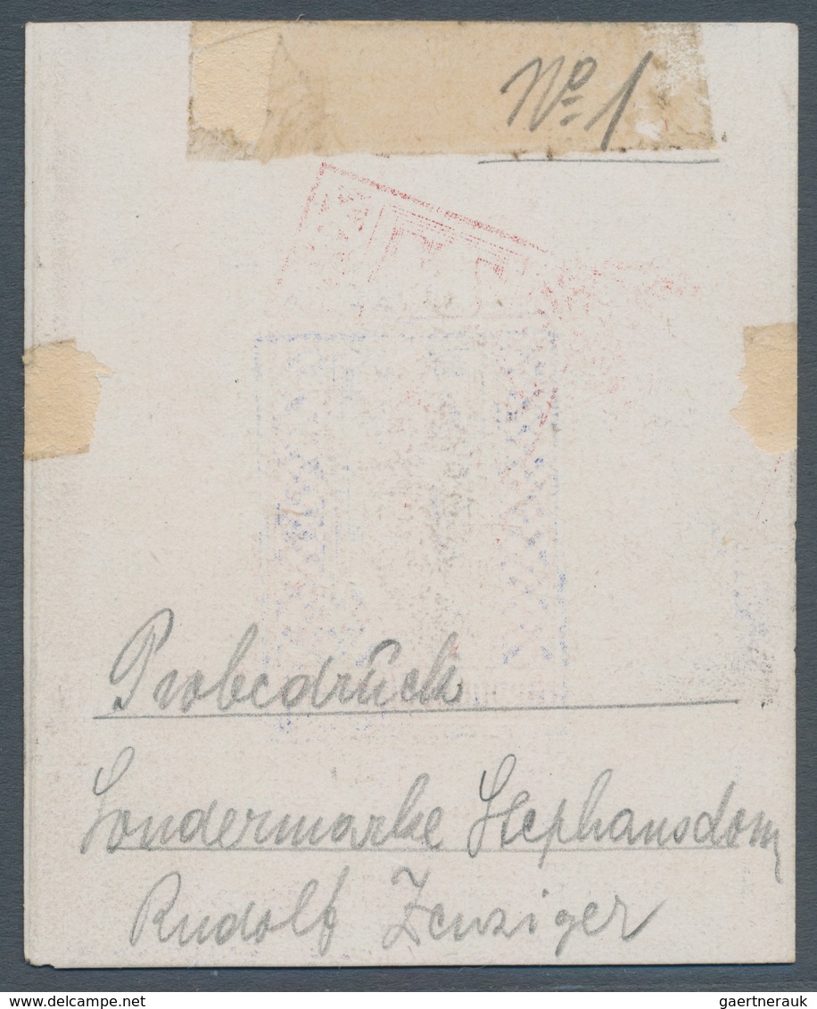 Österreich: 1946, 10 Gr. + 40 Gr. "Stephansdom", Phasendruck In Schwarz (6. Phase) Mit Abweichender - Other & Unclassified