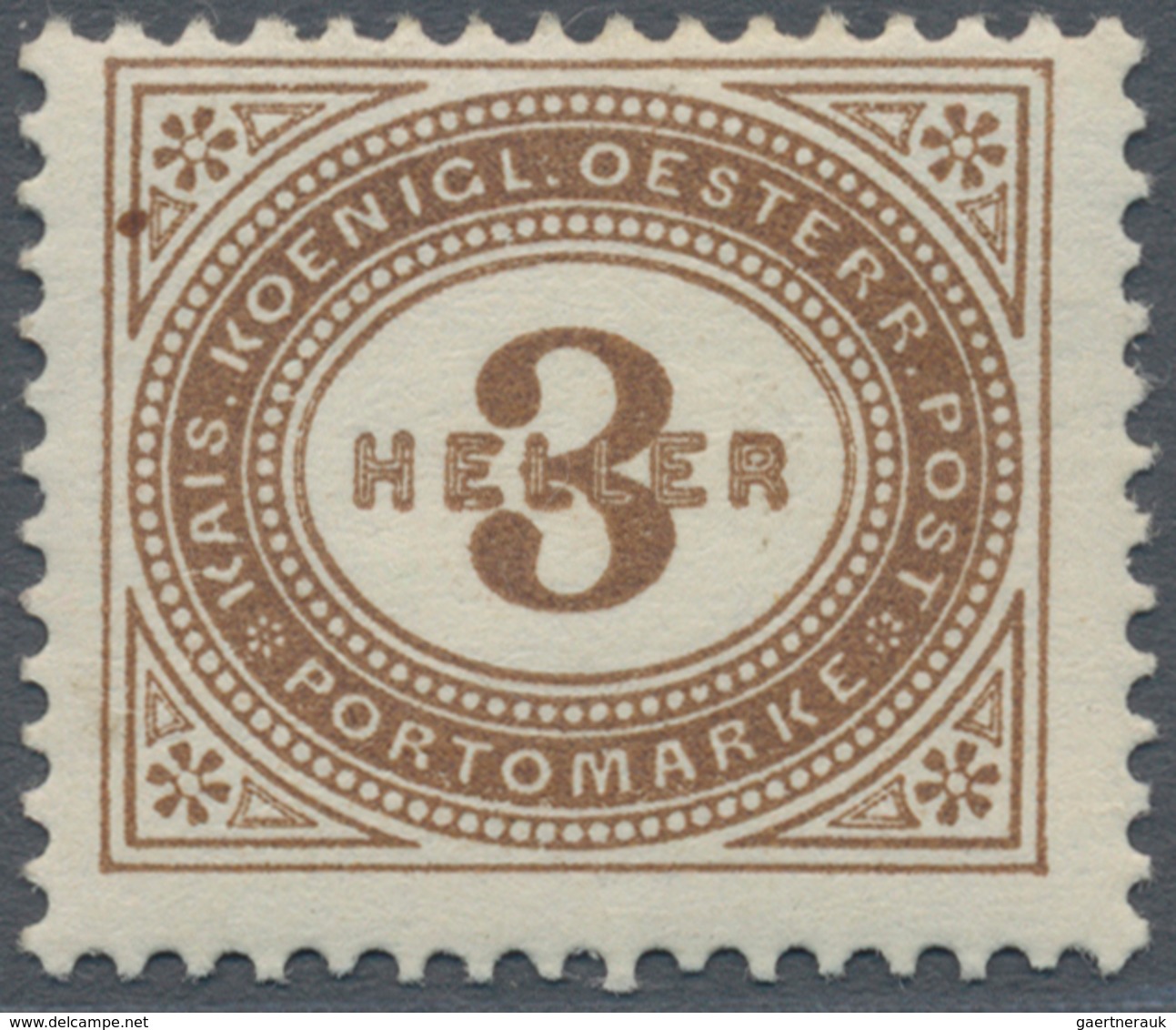 Österreich - Portomarken: 1900, 1 H. bis 100 H. in Kammzähnung und in Linienzähnung L 10½, zwei komp