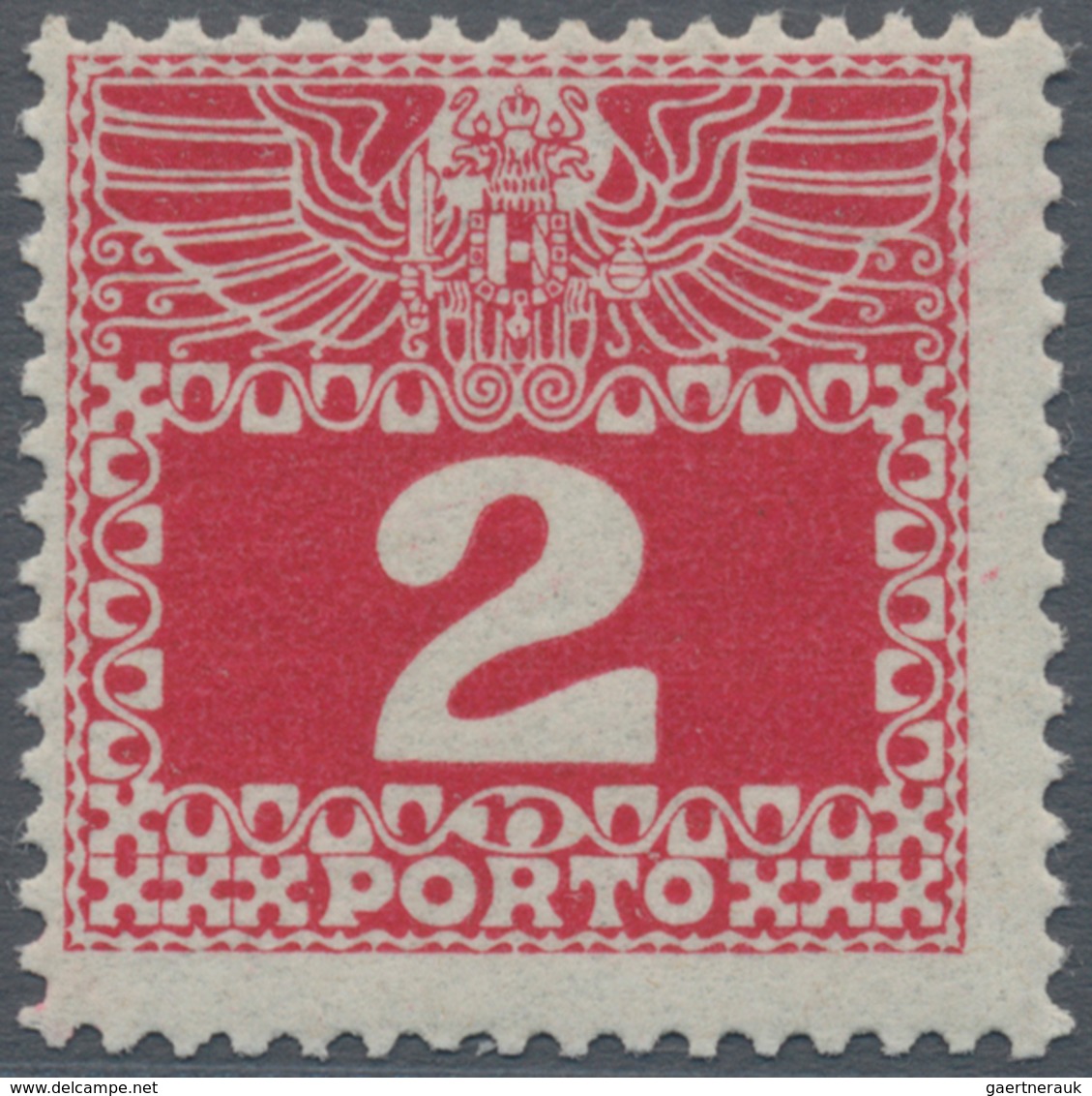 Österreich - Portomarken: 1909, 1 H. Bis 100 H., Dünnes, Fast Durchsichtiges Papier, Komplette Serie - Portomarken