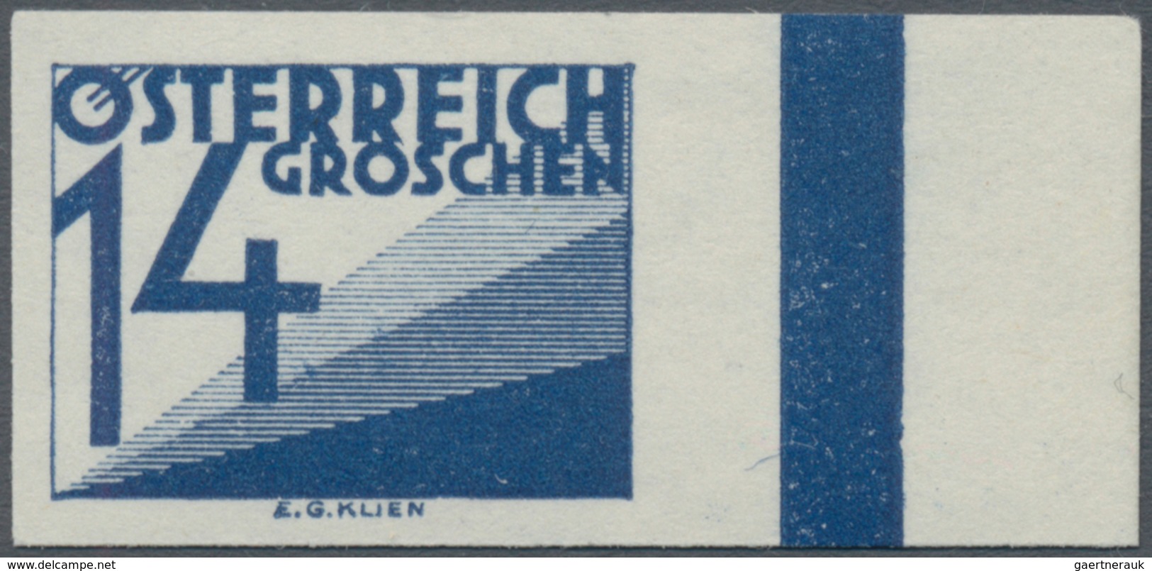 Österreich - Portomarken: 1925, Ziffern 1 Gr. bis 10 Sch. UNGEZÄHNT, alle 22 bekannten Werte komplet