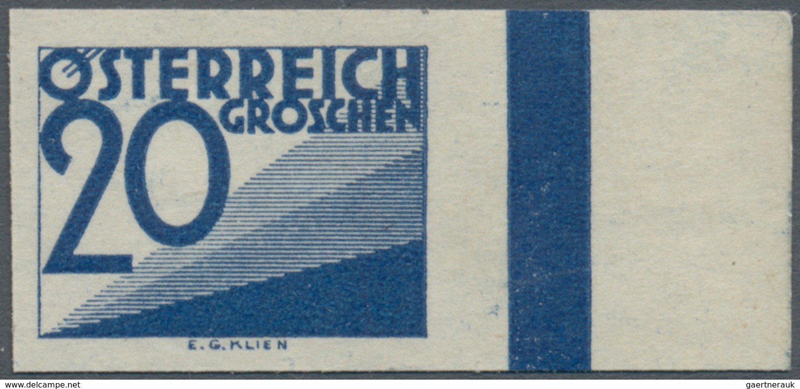 Österreich - Portomarken: 1925, Ziffern 1 Gr. bis 10 Sch. UNGEZÄHNT, alle 22 bekannten Werte komplet