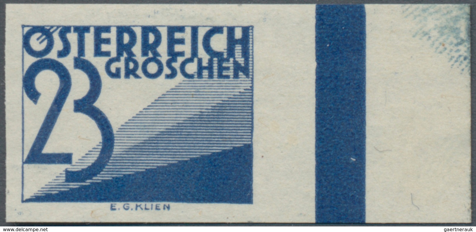 Österreich - Portomarken: 1925, Ziffern 1 Gr. bis 10 Sch. UNGEZÄHNT, alle 22 bekannten Werte komplet