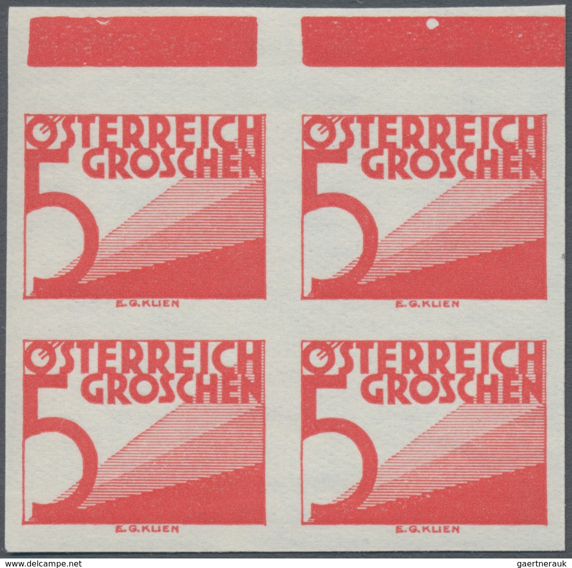 Österreich - Portomarken: 1925/1932, Ziffern, 5 Gr., 10 Gr., 12 Gr., 20 Gr., 24 Gr. Und 1 Sch. Je In - Postage Due