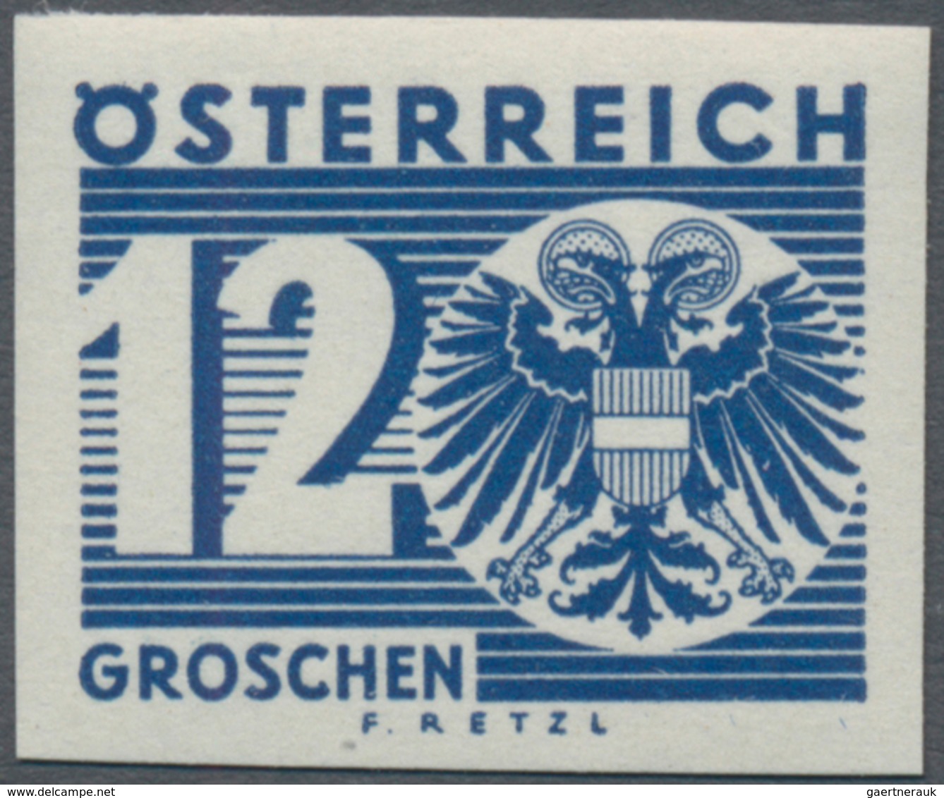 Österreich - Portomarken: 1935, Ziffern/Wappen, komplette Serie ungezähnt, postfrisch, unsigniert.