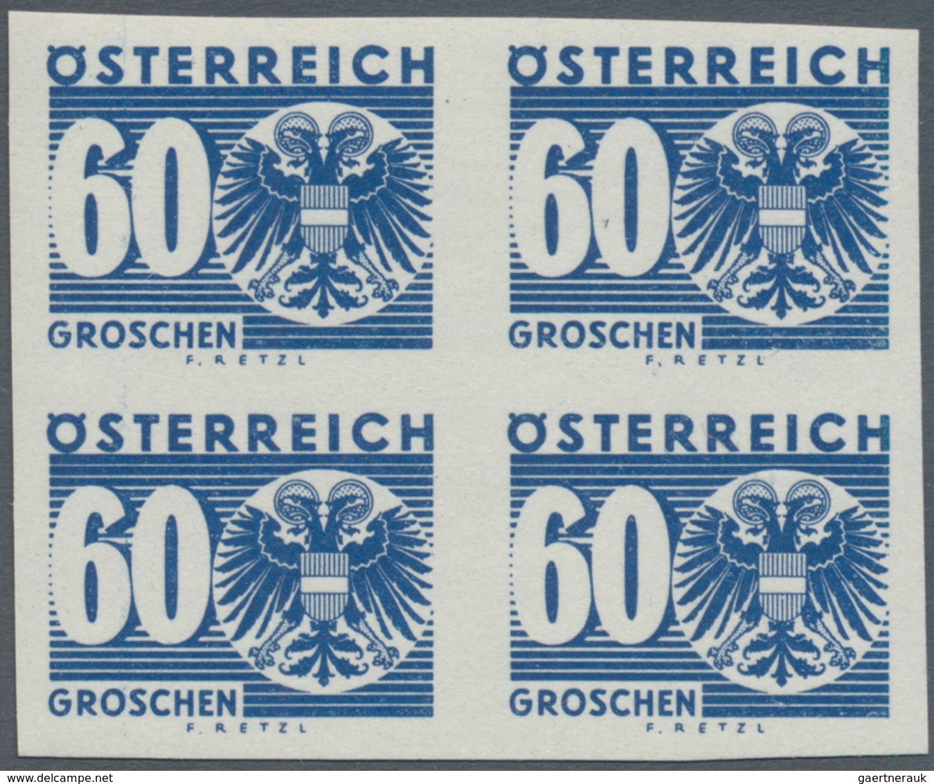 Österreich - Portomarken: 1935, Ziffern/Wappen, 1 Gr. bis 10 Sch., komplette Serie in ungezähnten 4e