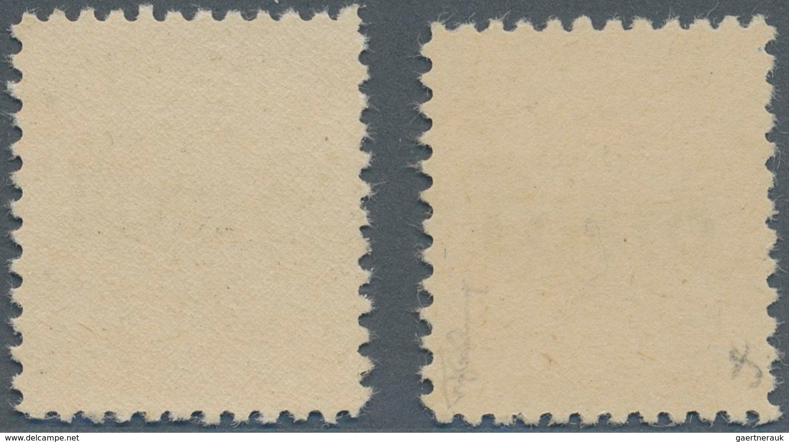 Österreich - Portomarken: 1946, Posthorn, 3 Gr. Orange Und 10 Gr. Grau Je Mit Kopfstehendem Aufdruck - Postage Due