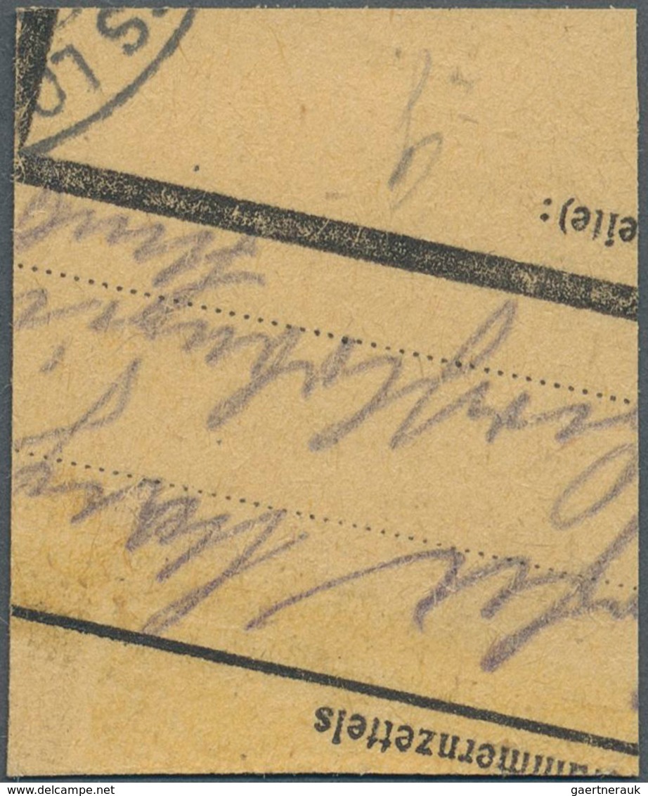 Österreich - Portomarken: 1946, Posthorn 20 Gr. Braun Mit Kopfstehendem Aufdruck, Markant Dezentrier - Postage Due