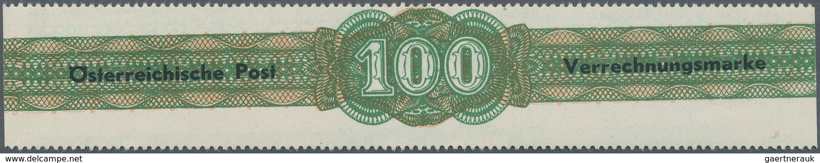 Österreich - Verrechnungsmarken: 1948, 100 Sch., 200 Sch. Gez. 11 Und 300 Sch., Alle Drei Werte In G - Revenue Stamps