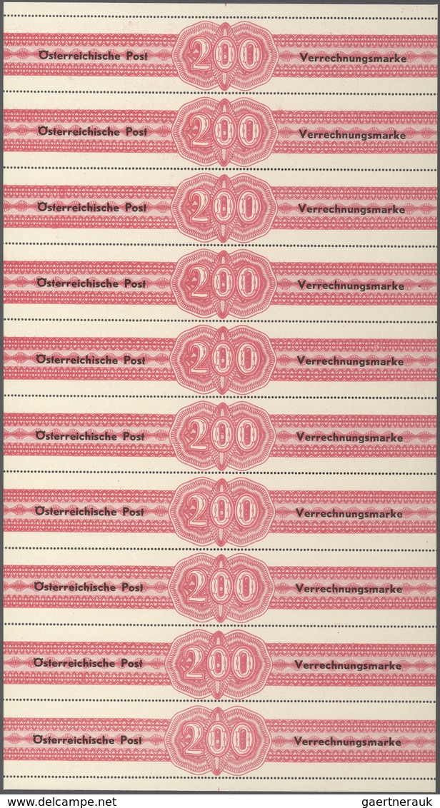 Österreich - Verrechnungsmarken: 1948, 100 Schilling, 200 Schilling Und 300 Schilling Verrechnungsma - Revenue Stamps