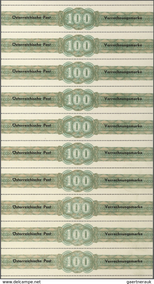 Österreich - Verrechnungsmarken: 1948, 100 Schilling, 200 Schilling Und 300 Schilling Verrechnungsma - Revenue Stamps