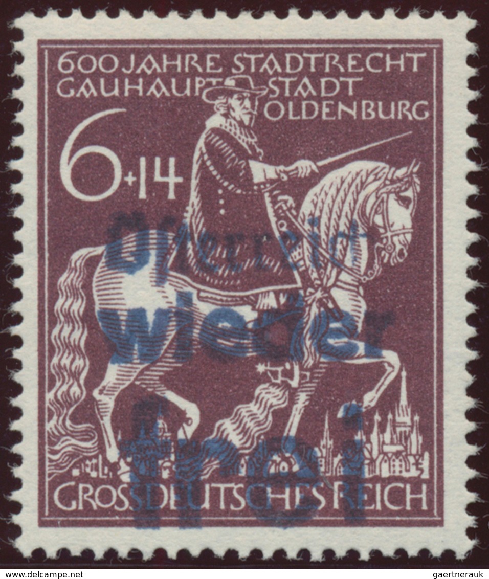 Österreich - Lokalausgaben 1945 - Dorfstetten: 1945, Sammlung von acht Sondermarken sowie 43 Werten