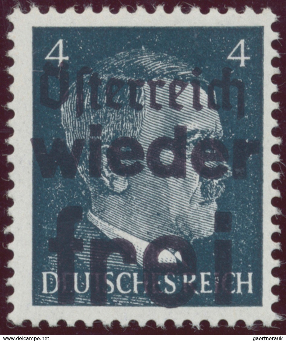 Österreich - Lokalausgaben 1945 - Dorfstetten: 1945, Sammlung von acht Sondermarken sowie 43 Werten