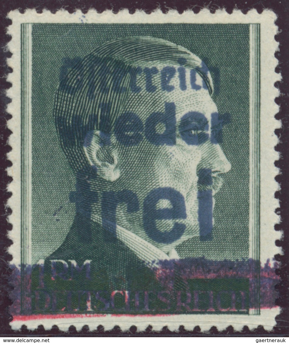 Österreich - Lokalausgaben 1945 - Dorfstetten: 1945, Sammlung von acht Sondermarken sowie 43 Werten