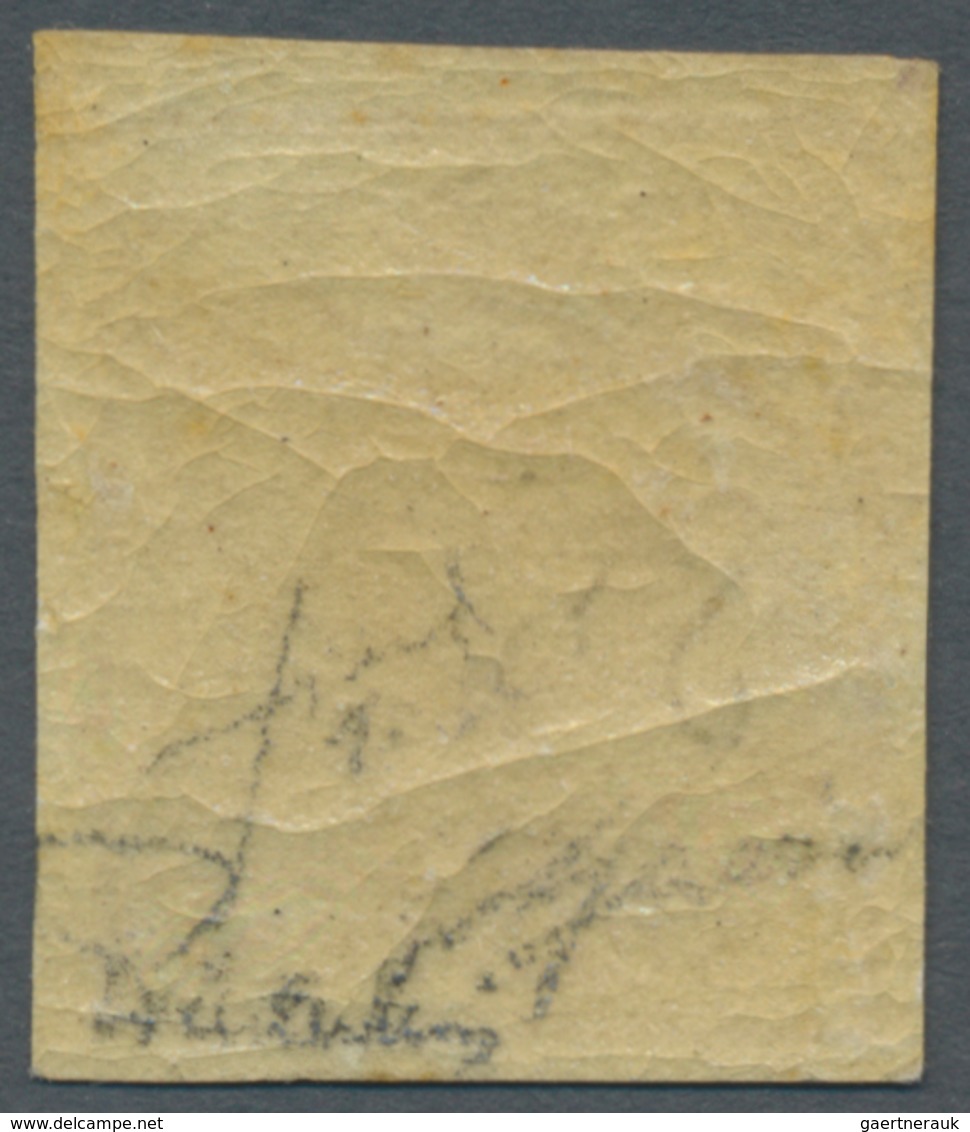Österreich - Lombardei Und Venetien: 1850, 5 C Gelbocker, Postfrisches Ausnahme-Exemplar Mit Minimal - Lombardy-Venetia
