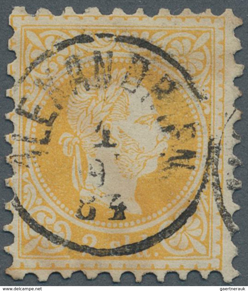 Österreichische Post In Der Levante: 1882, 2 Soldi Gelb, Feiner Druck, Gez. 9½, Farbfrisches Exempla - Eastern Austria